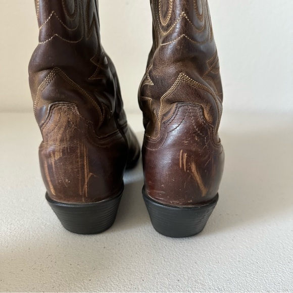 Ariat women’s heritage western boots distressed look R toe size 8 1/2 - Picture 10 of 16